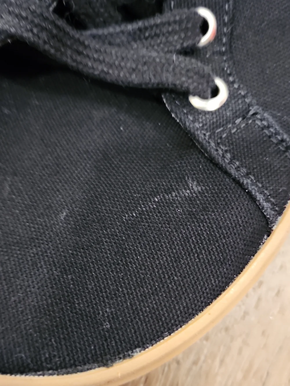 ORIGO The Men's Everyday Sneaker Cotton Canvas Black Wide Toe Box size 9